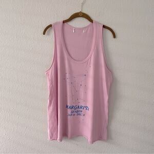 Wildfox “Margarita Season” Graphic Tank Pink Purple NWOT